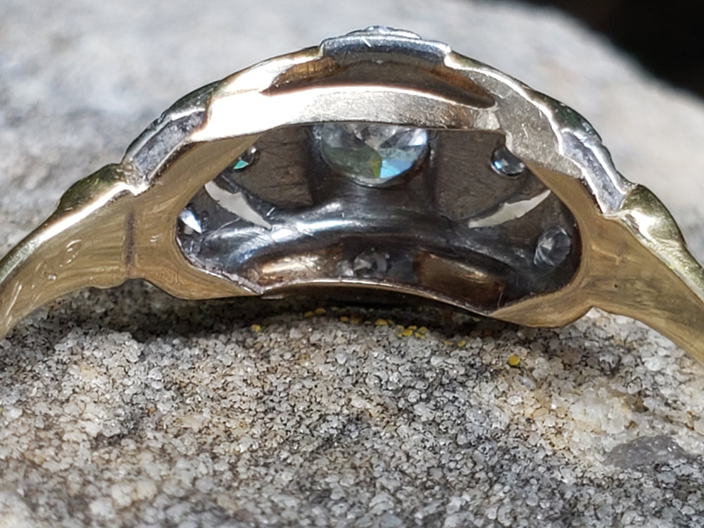 Gorgeous Art Deco Engagement Ring / Diamond Engagement Ring