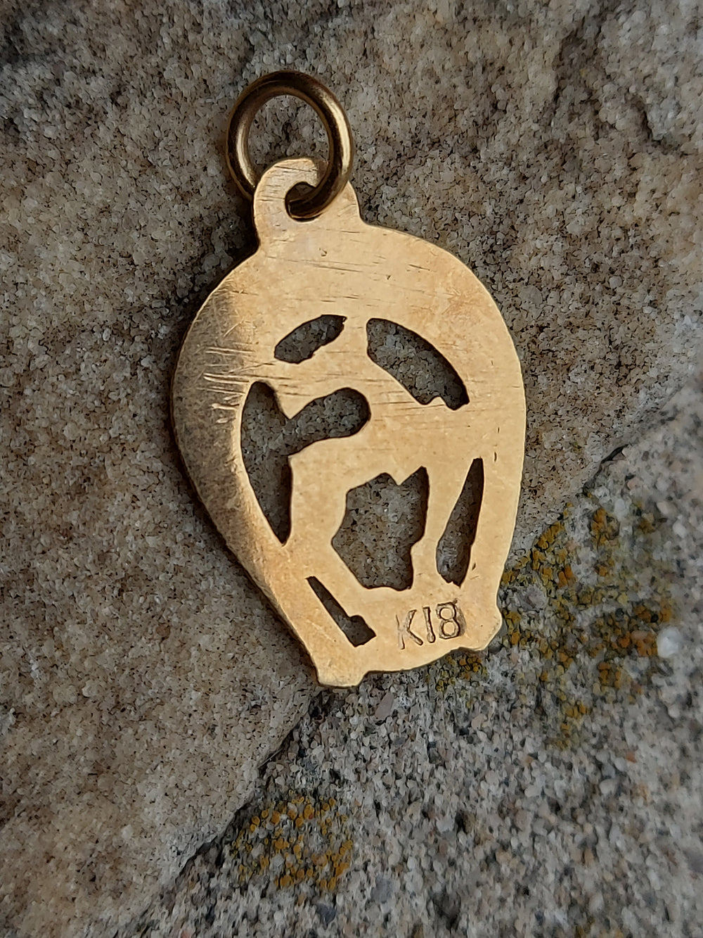 Lucky Stag and Horseshoe Charm