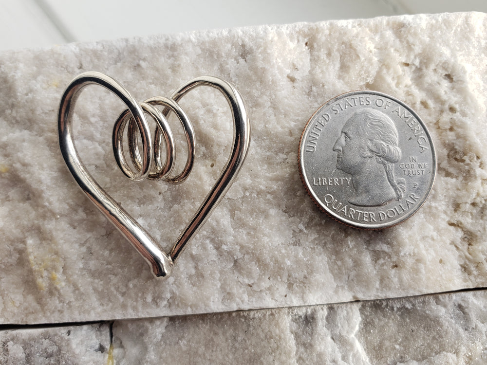 Birks and Joannie Rochette "I Heart Mom" Pendant / Sterling Silver Birks Pendant