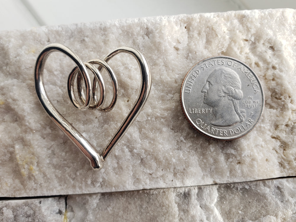 Birks and Joannie Rochette "I Heart Mom" Pendant / Sterling Silver Birks Pendant