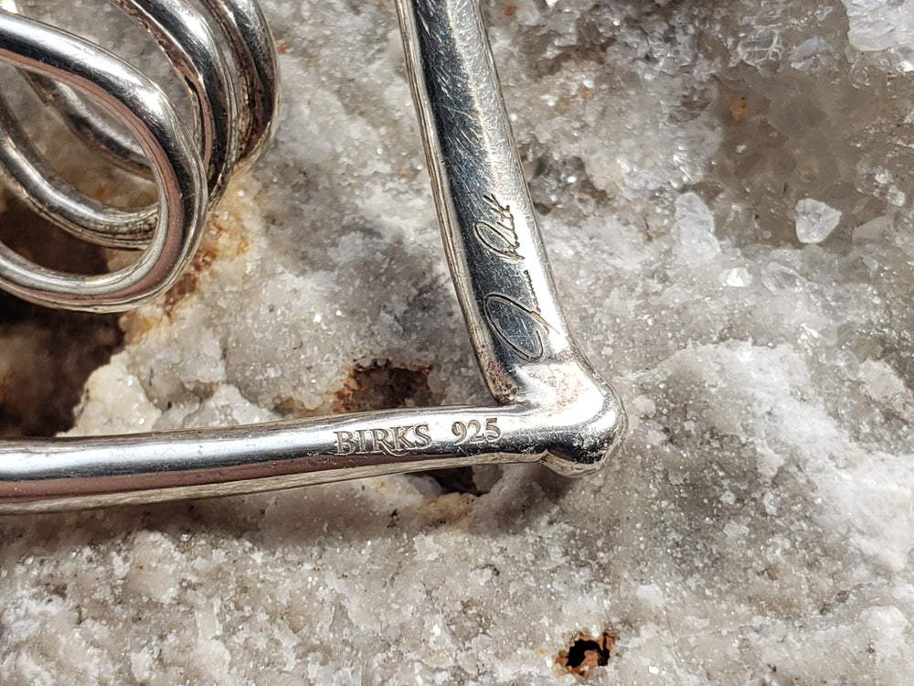 Birks and Joannie Rochette "I Heart Mom" Pendant / Sterling Silver Birks Pendant