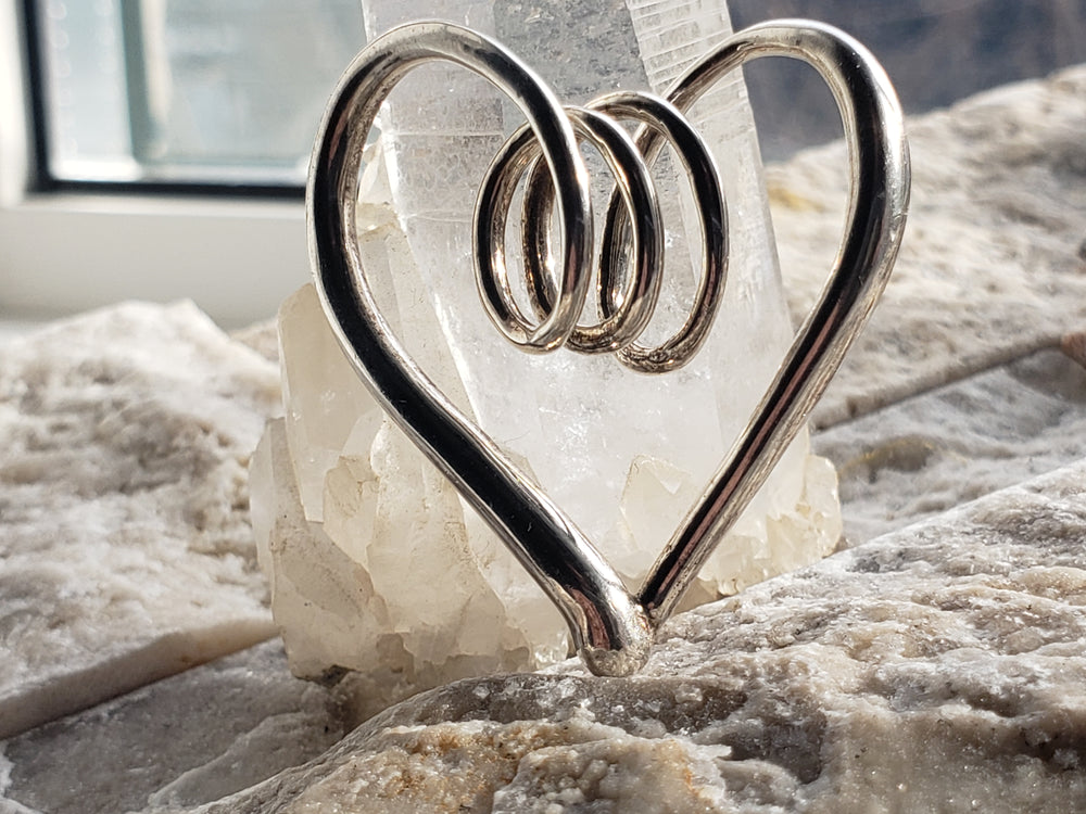 Birks and Joannie Rochette "I Heart Mom" Pendant / Sterling Silver Birks Pendant