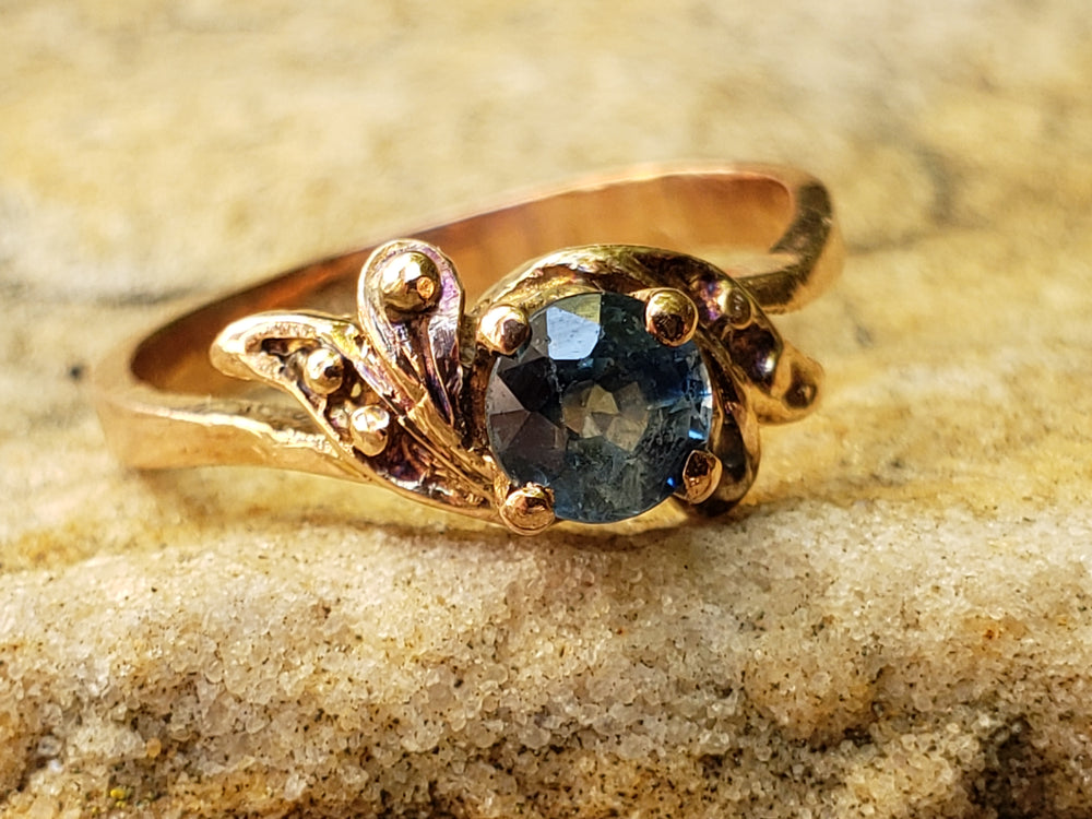 Natural Sapphire Ring / September Birthstone Ring / Blue Sapphire Birthstone Ring