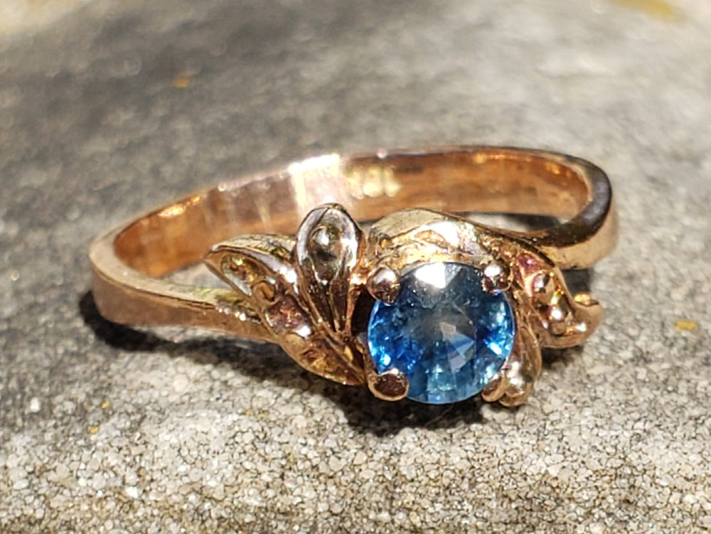 Natural Sapphire Ring / September Birthstone Ring / Blue Sapphire Birthstone Ring