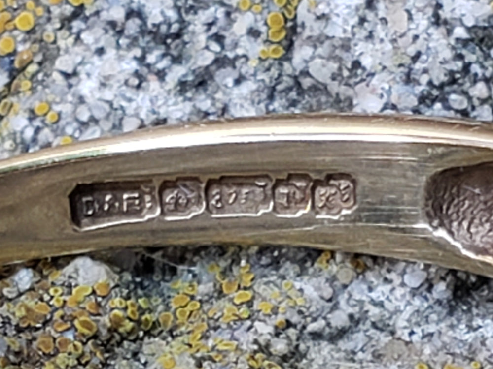 Blue Sapphire and Diamond Band / Anniversary Ring / Natural Blue Sapphire and Diamond Ring