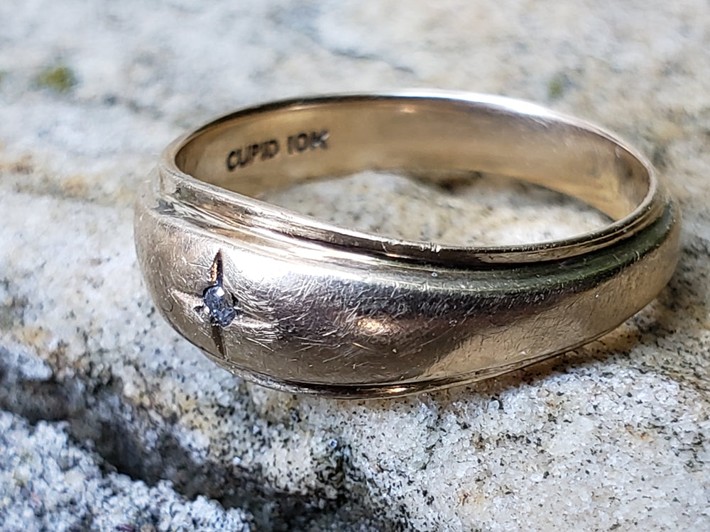 Diamond Wedding Band / Diamond Stacking Band / Diamond Wedding Ring