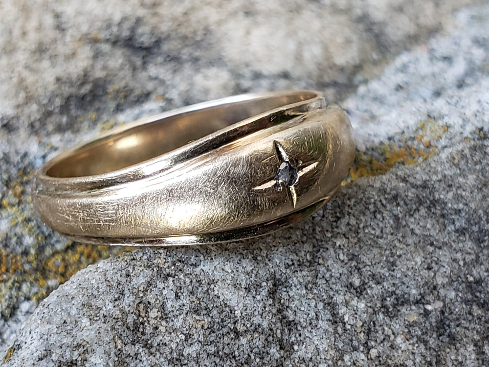 Diamond Wedding Band / Diamond Stacking Band / Diamond Wedding Ring