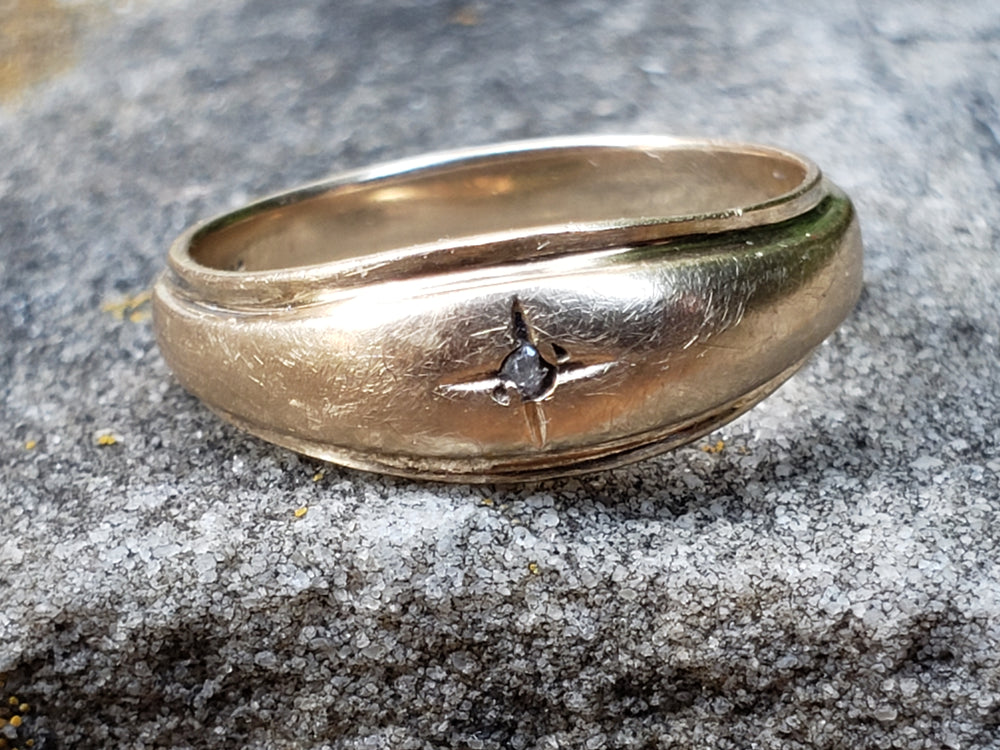 Diamond Wedding Band / Diamond Stacking Band / Diamond Wedding Ring