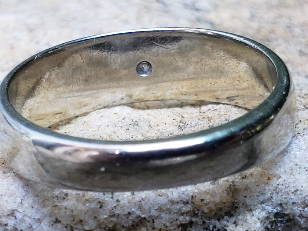 Diamond Wedding Band / Diamond Stacking Band / Diamond Wedding Ring / Star Set Diamond / Signed SIFFARI jewellery