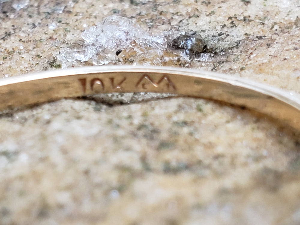 Art Deco Ring / Synthetic Spinel Birthstone Ring / Solitaire Spinel Ring