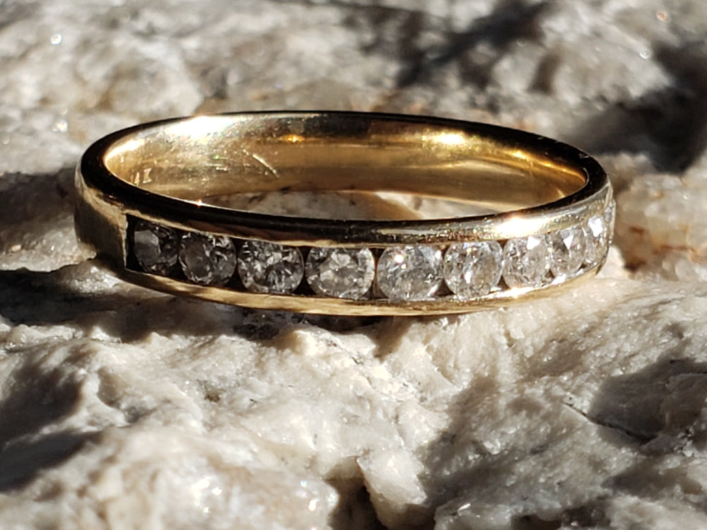 Canadian Diamond Band / Wedding or Anniversary Band / Canadian Diamond Ring