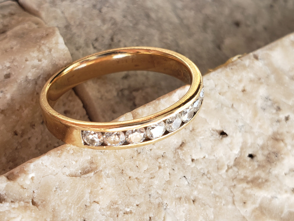 Canadian Diamond Band / Wedding or Anniversary Band / Canadian Diamond Ring