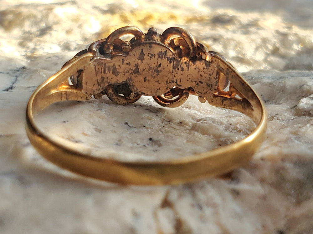 Victorian Opal, Emerald and Ruby Ring