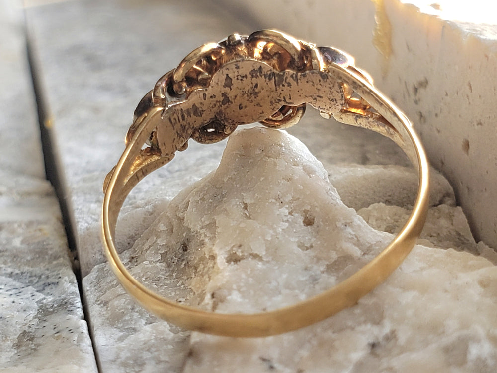 Victorian Opal, Emerald and Ruby Ring