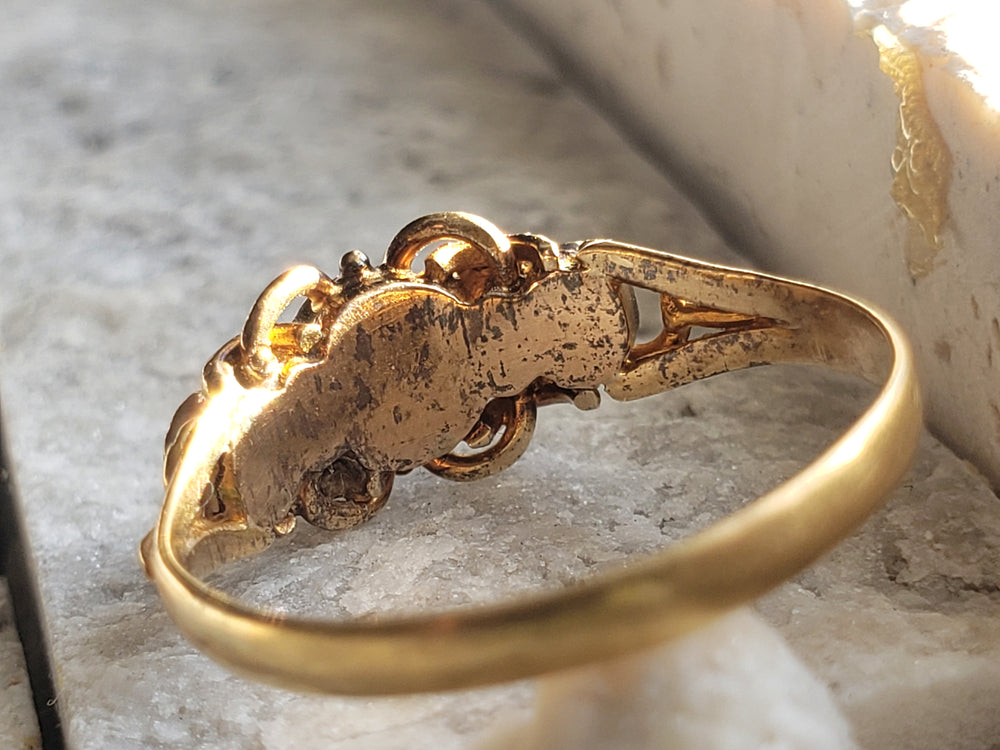 Victorian Opal, Emerald and Ruby Ring