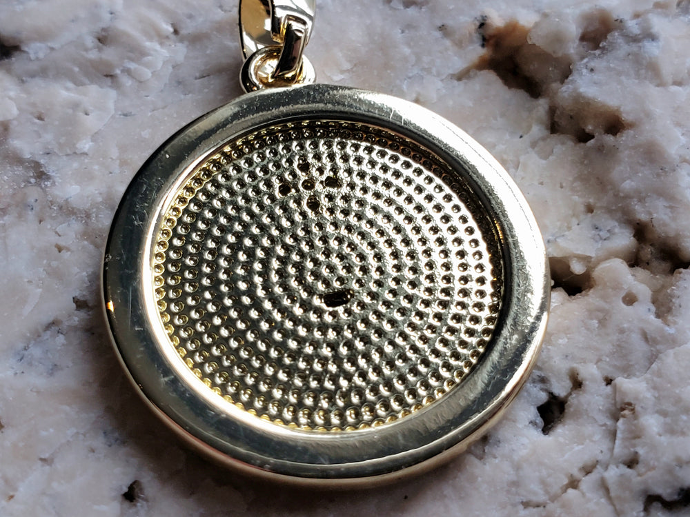 Smaller Augis Medal / + qu'hier - que demain Pendant / French Love Medal