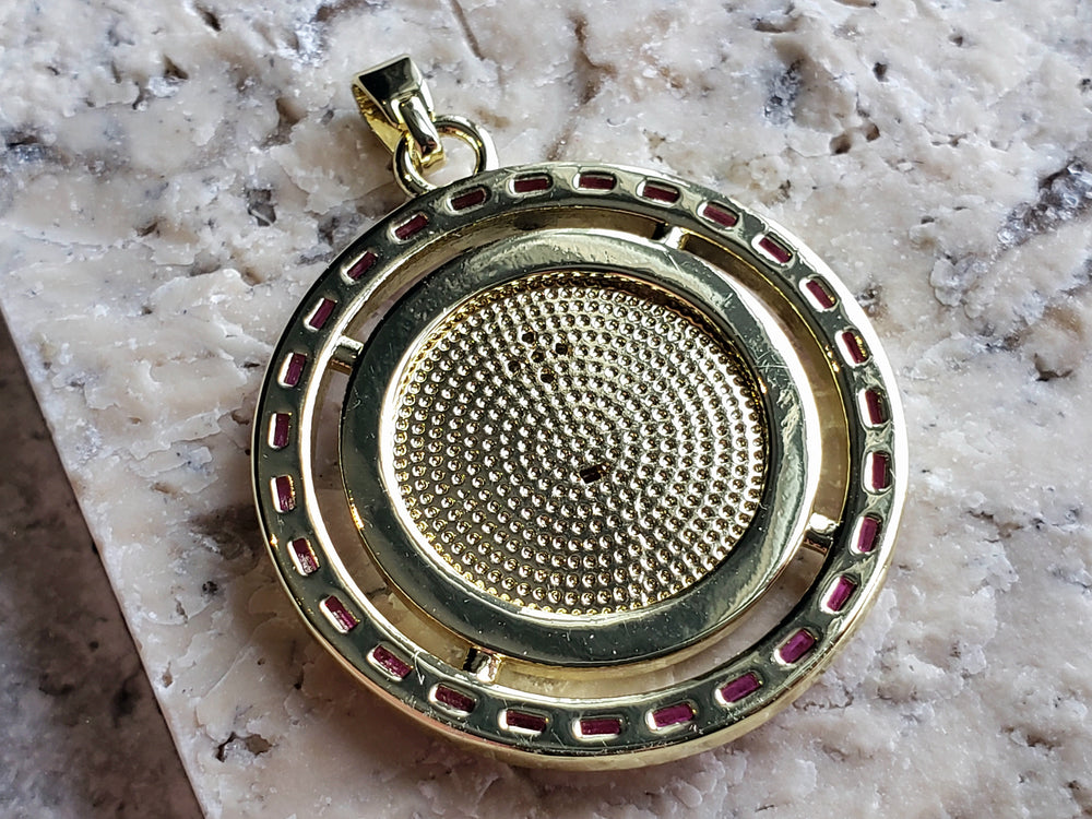 Augis Medal / + qu'hier - que demain Pendant / French Love Medal
