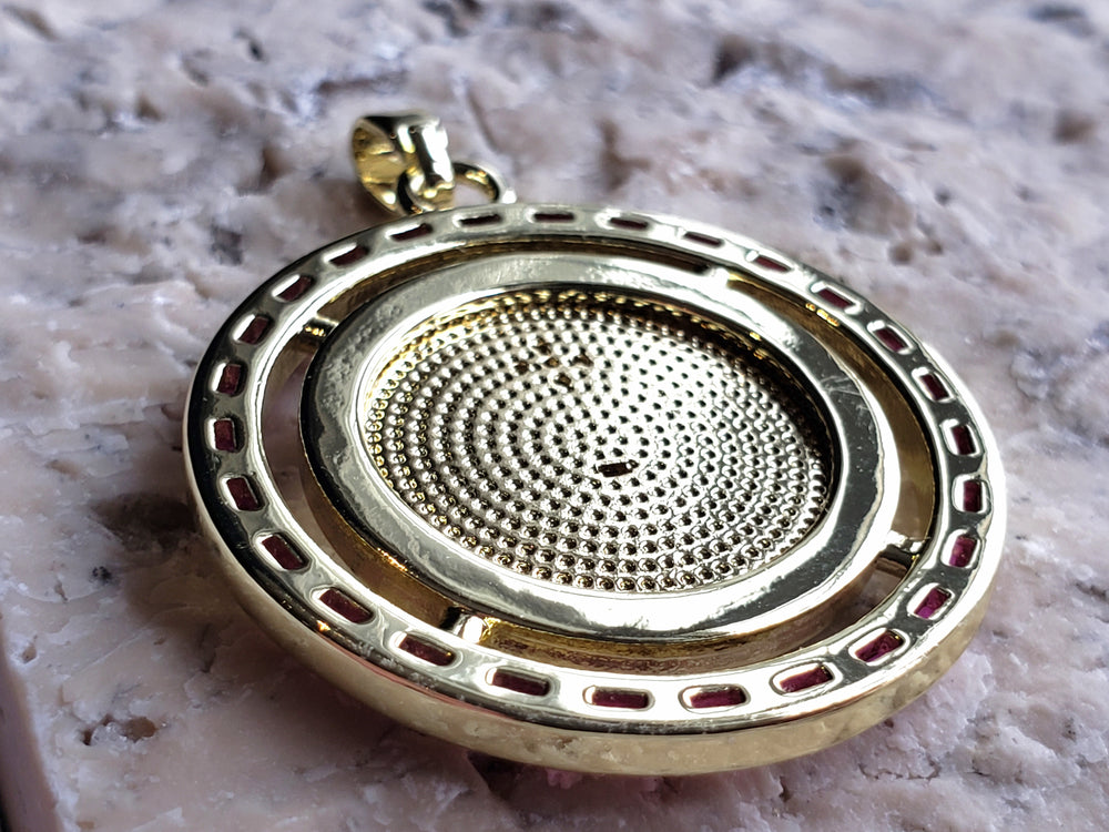 Augis Medal / + qu'hier - que demain Pendant / French Love Medal