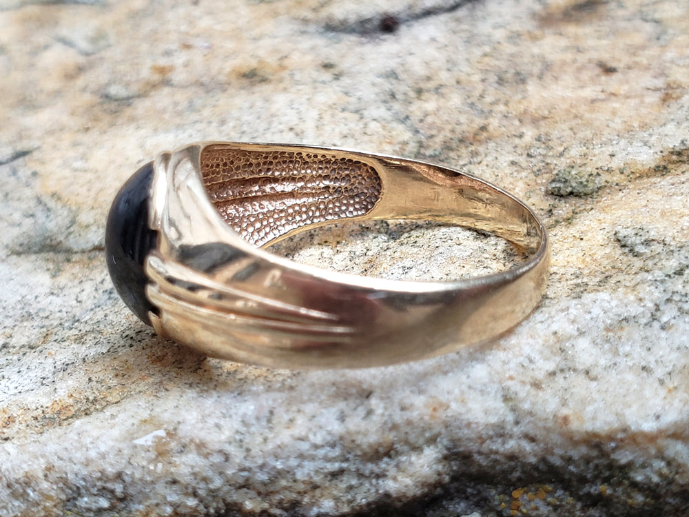 Tigers eye signet ring / Tiger's eye Ring / Cats Eye Ring