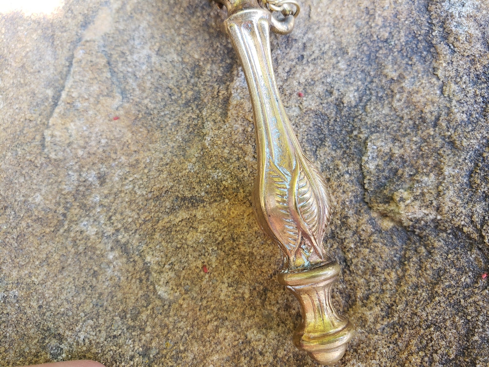 Brass tussie-mussie / Bouquet Holder / Vintage Bouquet Holder