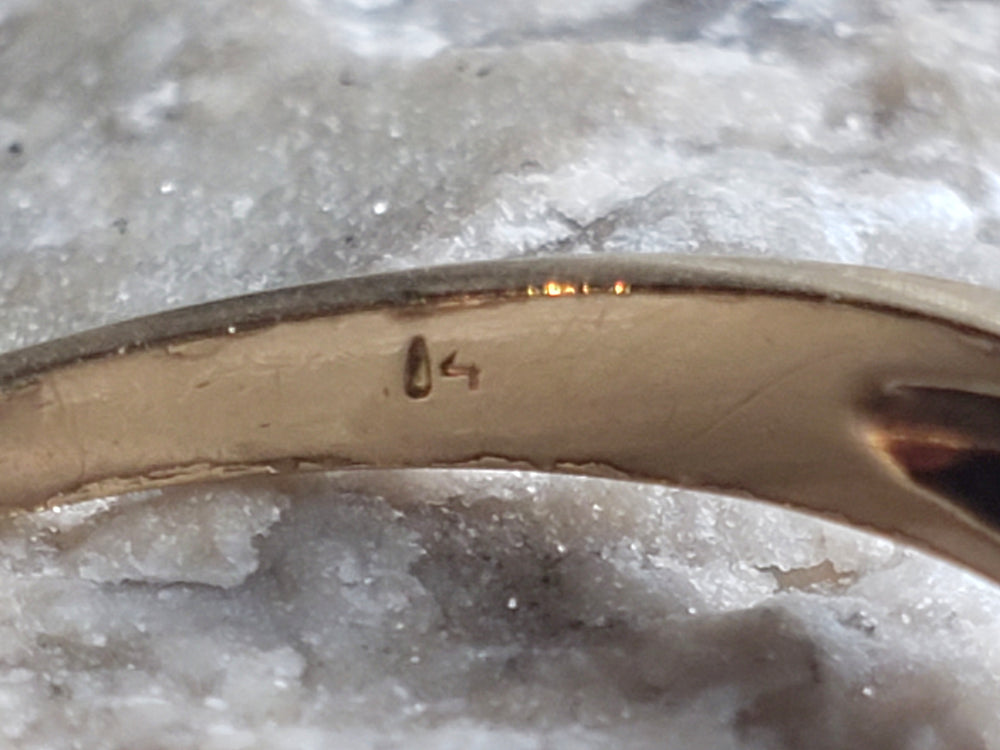 Forget Me Not Wedding Band / Vintage Wedding Ring