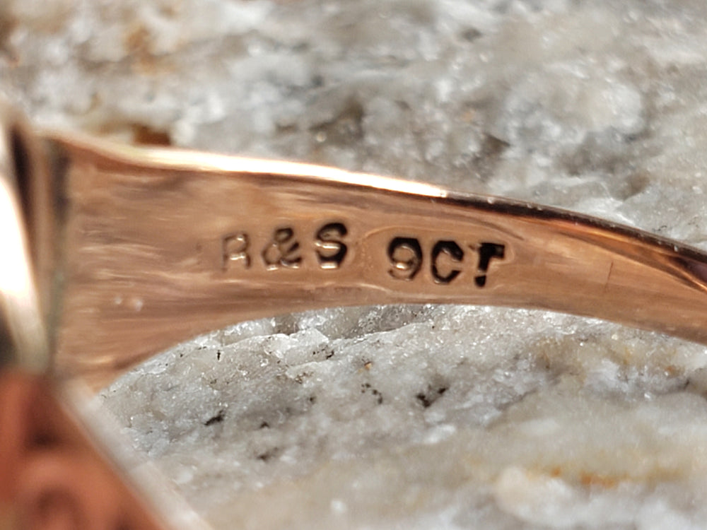 Edwardian Carnelian Signet Ring