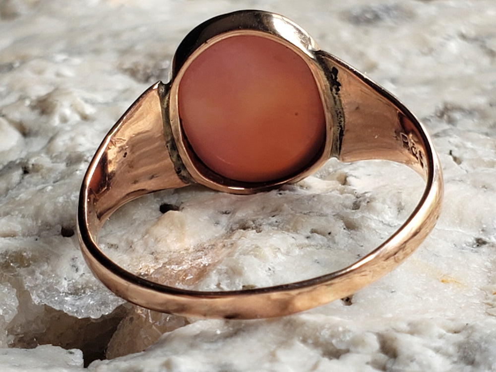 Edwardian Carnelian Signet Ring