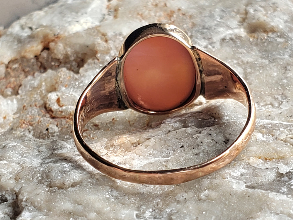 Edwardian Carnelian Signet Ring