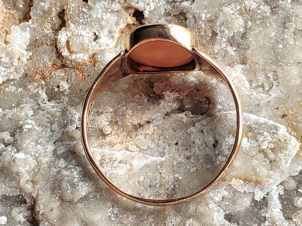 Edwardian Carnelian Signet Ring