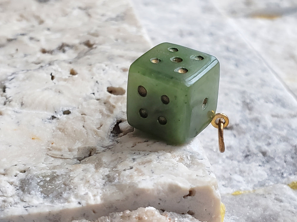 Nephrite Dice Charm
