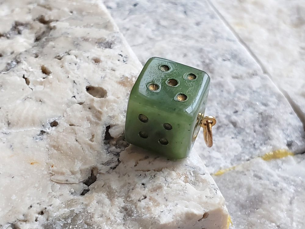 Nephrite Dice Charm