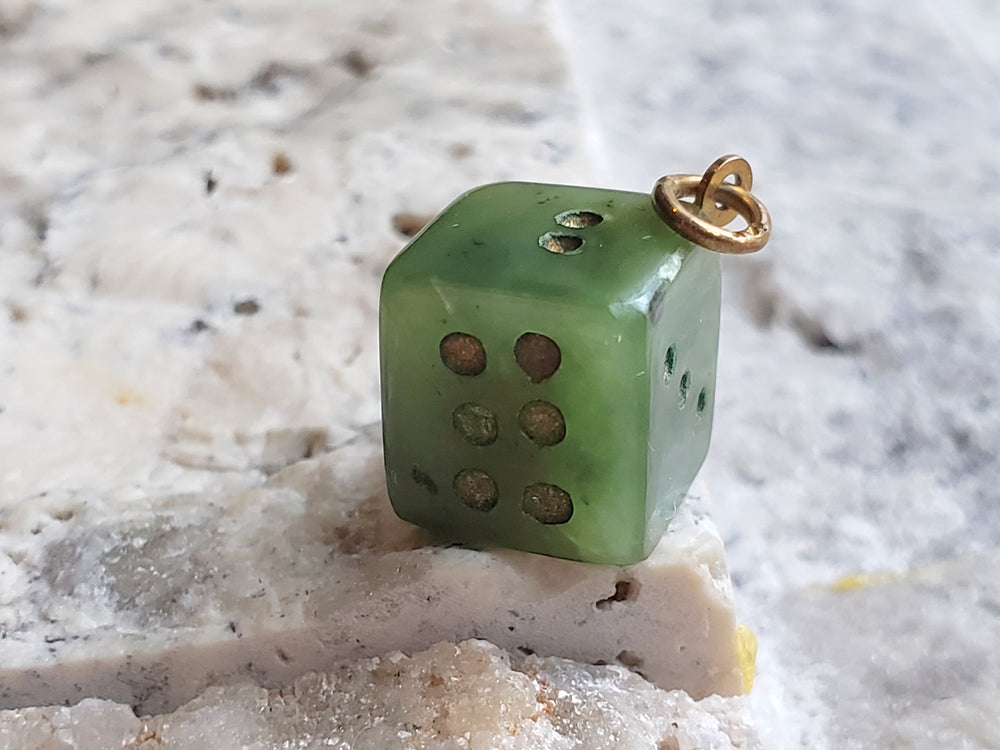 Nephrite Dice Charm