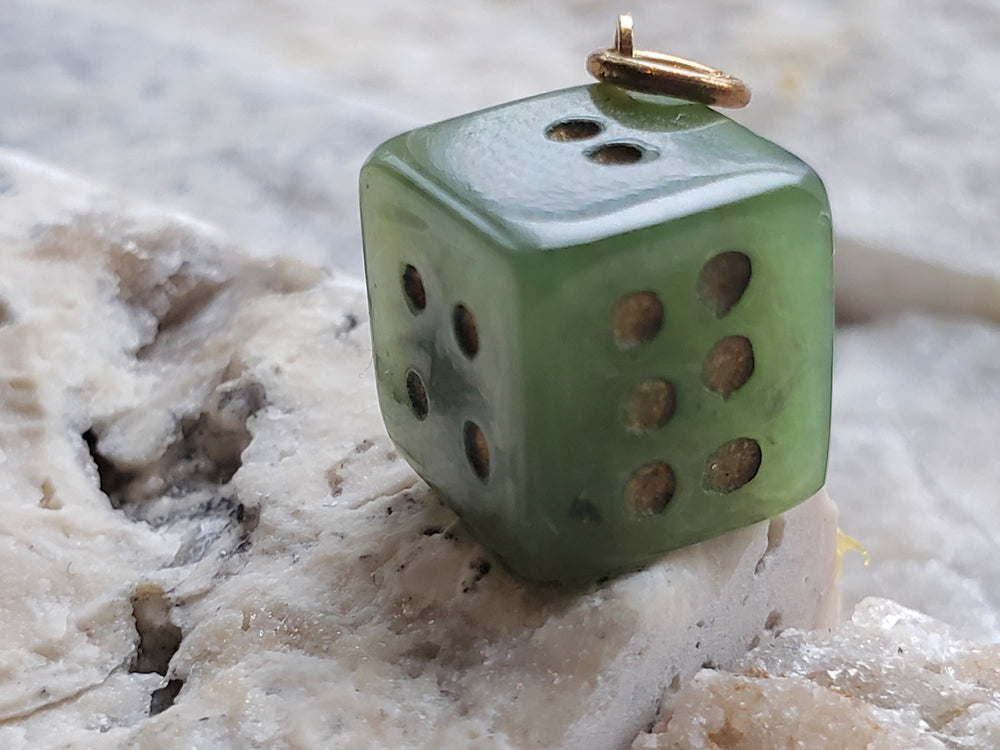 Nephrite Dice Charm