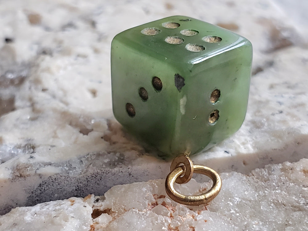 Nephrite Dice Charm