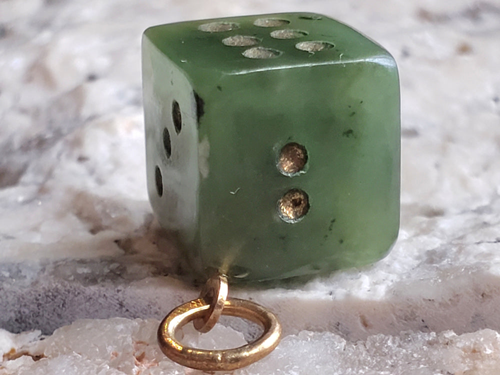Nephrite Dice Charm