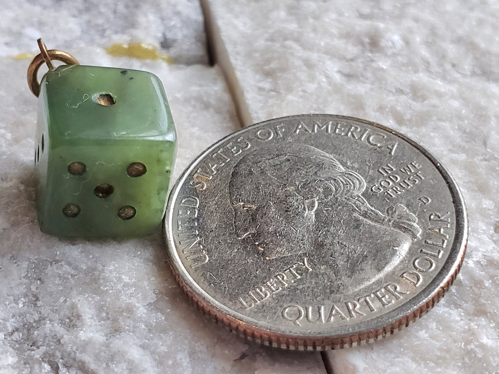 Nephrite Dice Charm