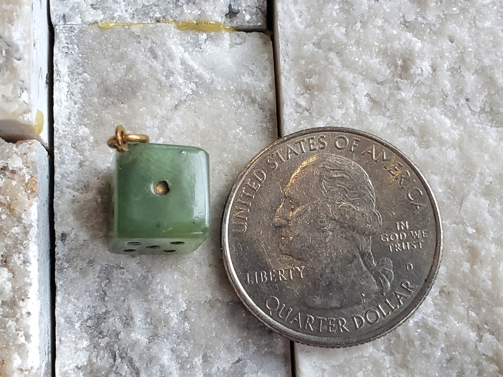 Nephrite Dice Charm