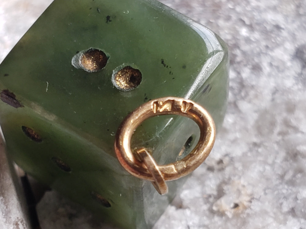 Nephrite Dice Charm