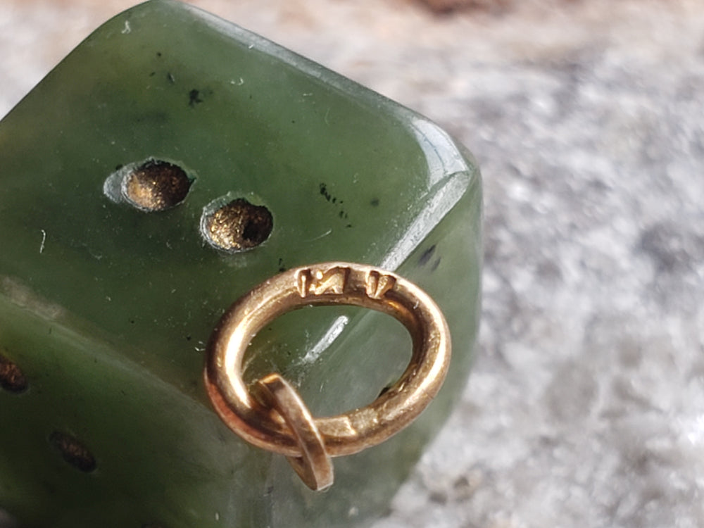 Nephrite Dice Charm