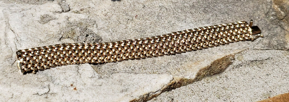 Amazing 14K Gold Bracelet / Fine Jewellery Gold Bracelet / Handmade Gold Bracelet