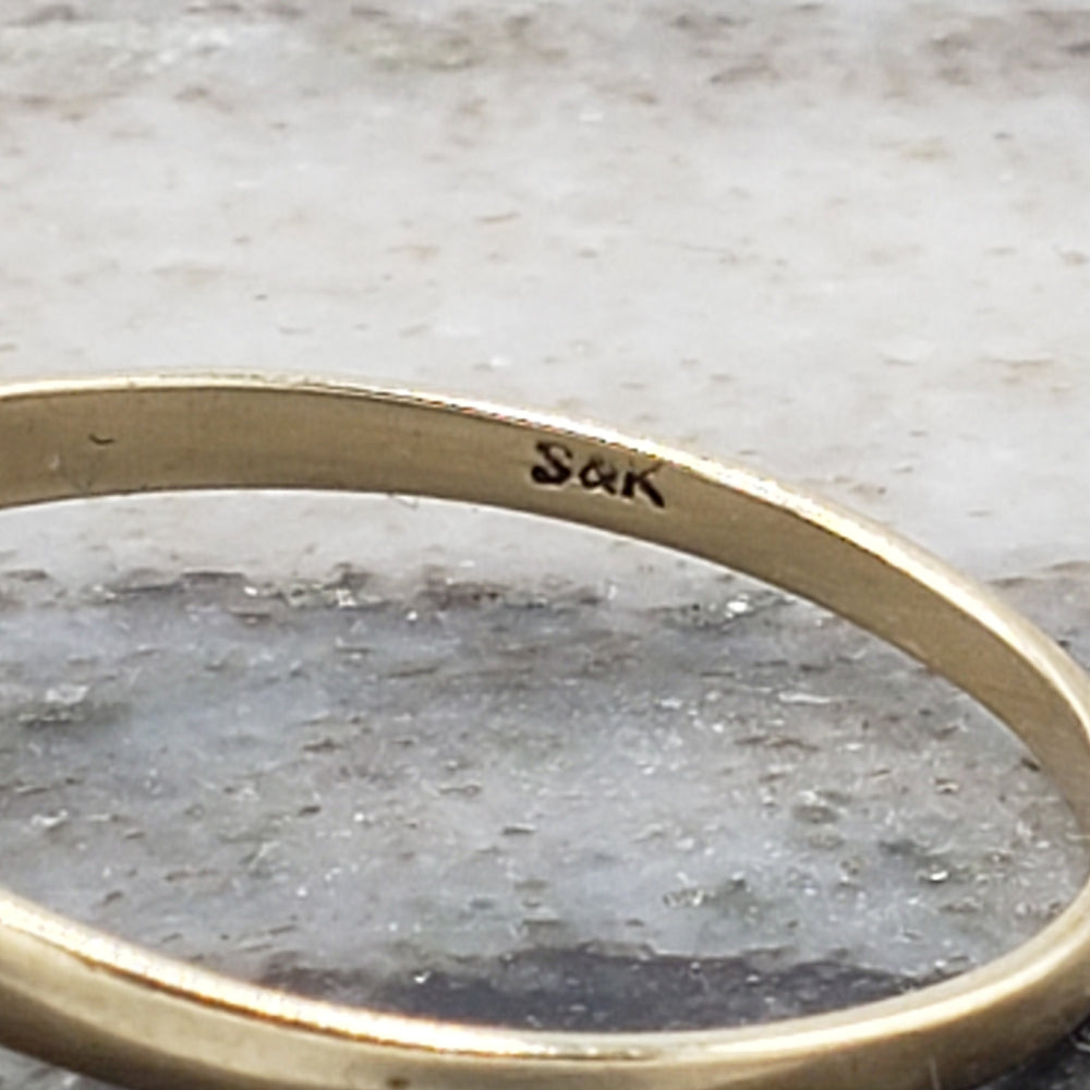 Vintage Garnet Ring / London England Hallmarked Garnet Ring / January Birthstone / Garnet Cluster Ring