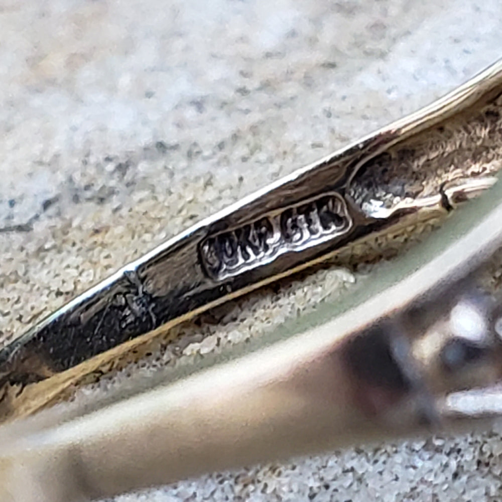 Onyx Filigree Ring / Antique Onyx Ring / Onyx and Diamond Filigree Ring / Art Deco Ring
